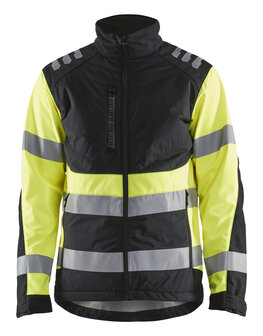 BLAKLADER HIGH VIS SOFTSHELL JACK
