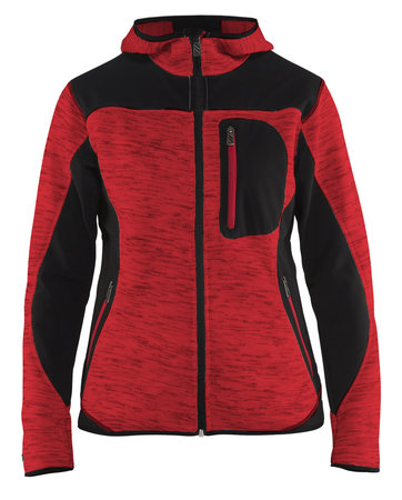 BLAKLADER DAMES VEST MET SOFTSHELL