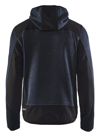 BLAKLADER GEBREID VEST MET SOFTSHELL