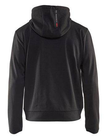BLAKLADER HOODIE MET RITS
