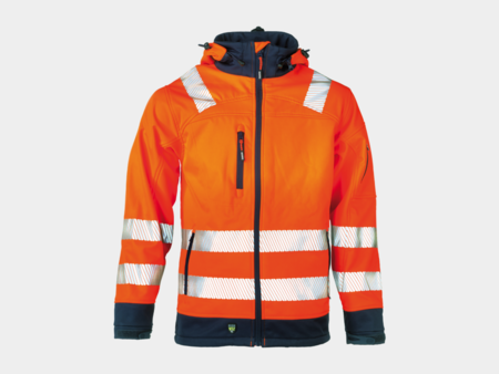 HEROCK GREGOR HIGH VIZ SOFTSHELL JAS