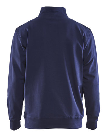 BLAKLADER SWEATSHIRT BI-COLOUR MET HALVE RITS