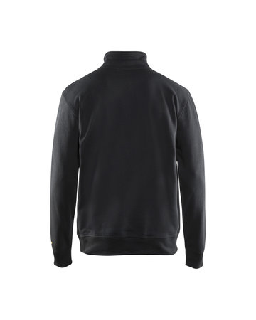 BLAKLADER SWEATSHIRT MET HALVE RITS